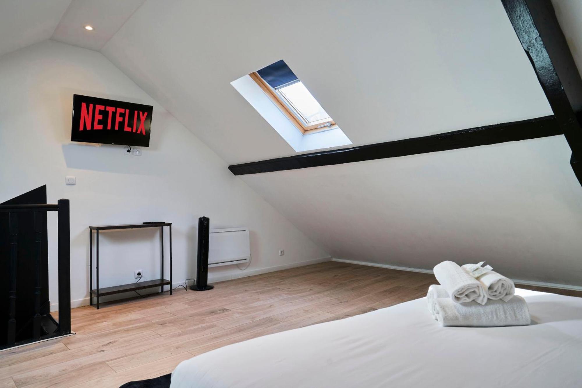 Ng Suitehome - Lille I Roubaix Centre I Grand Place - Balneo - Netflix - Wifi Exteriör bild